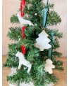 Ceramic Christmas tree ornaments