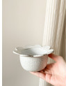 Handmade ceramic flower bowl
