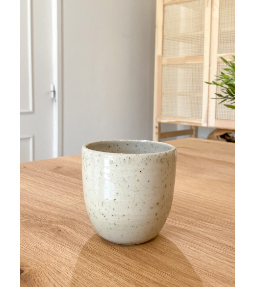 Handmade stoneware cup Natura Collection