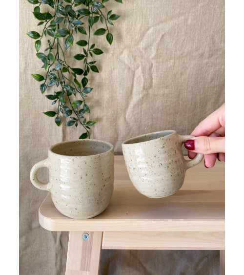 Handmade stoneware mug Natura Collection