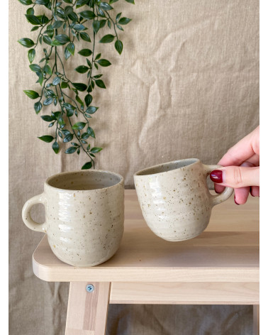 Handmade stoneware mug Natura Collection