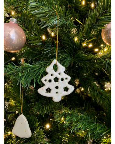 Ceramic Christmas tree ornaments