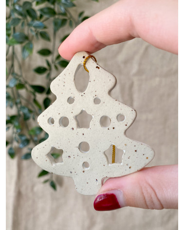 Ceramic Christmas tree ornaments