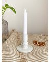 Handmade artisanal ceramic candle holder