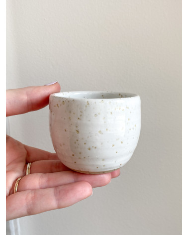 Handmade artisanal ceramic espresso cup