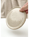 Handmade stoneware cookie plate Natura Collection