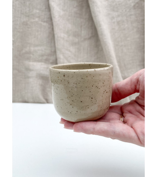 Handmade stoneware expresso cup Natura Collection