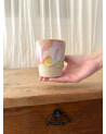 Mug Joy arc en ciel artisanal en céramique fait main