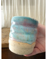 Mug Joy turquoise artisanal en céramique fait main