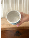 Mug Joy turquoise artisanal en céramique fait main