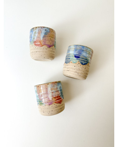 Mug Joy violet artisanal en céramique fait main