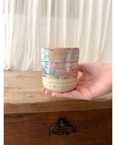 Mug Joy violet artisanal en céramique fait main