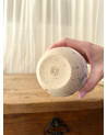 Handmade artisanal ceramic confetti cup