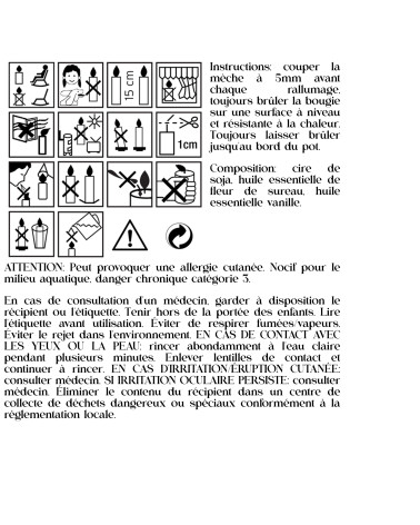 Bougie Monoï en céramique