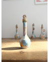 Handmade artisanal ceramic rainbow bud vase