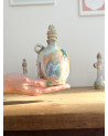 Handmade artisanal ceramic rainbow bud vase