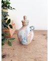 Handmade artisanal ceramic rainbow bud vase