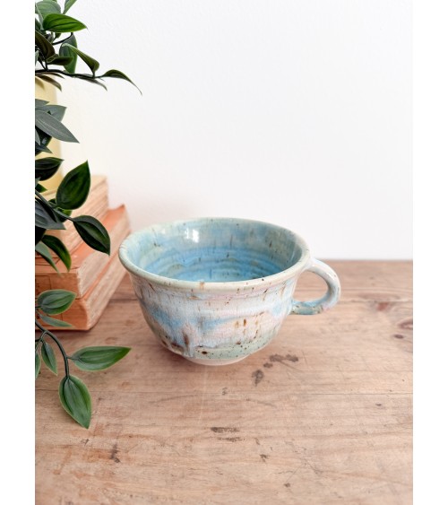 Handmade artisanal ceramic mug one of a kind