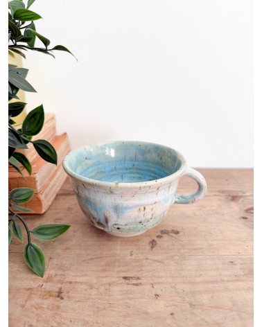 Handmade artisanal ceramic mug one of a kind