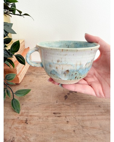 Mug pièce unique artisanal en céramique fait main