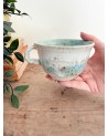 Handmade artisanal ceramic mug one of a kind