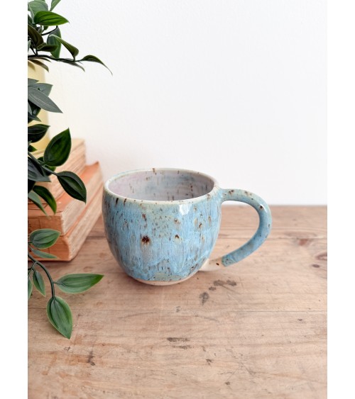Handmade artisanal ceramic mug one of a kind