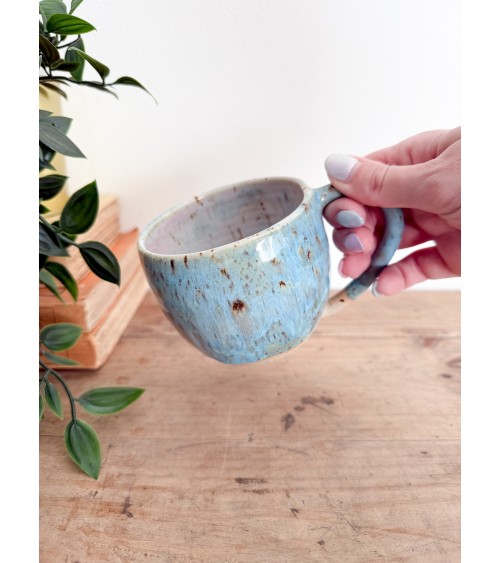 Mug pièce unique artisanal en céramique fait main