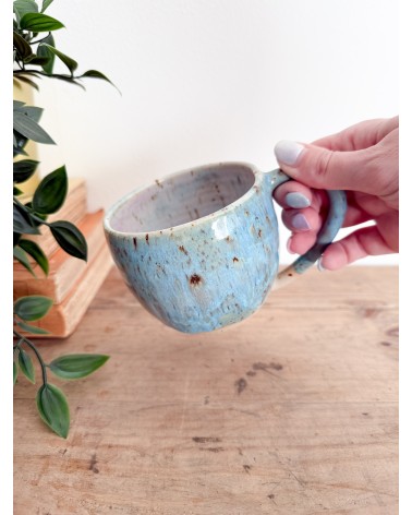 Mug pièce unique artisanal en céramique fait main