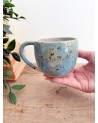 Handmade artisanal ceramic mug one of a kind