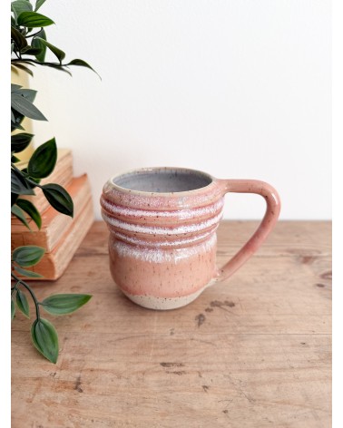 Mug pièce unique artisanal en céramique fait main