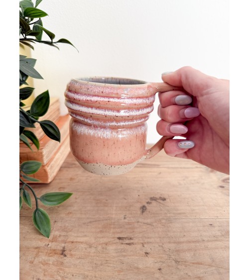 Mug pièce unique artisanal en céramique fait main