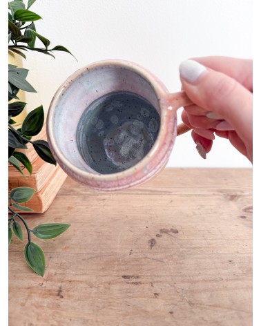 Handmade artisanal ceramic mug one of a kind