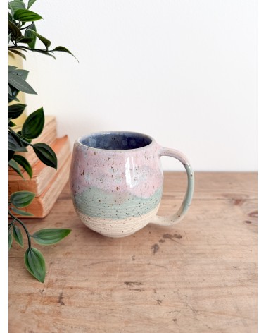 Mug pièce unique artisanal en céramique fait main