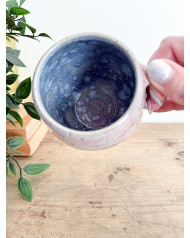 Handmade artisanal ceramic mug one of a kind