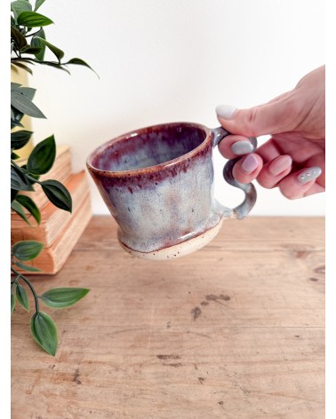 Mug pièce unique artisanal en céramique fait main