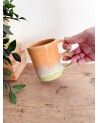 Handmade artisanal ceramic mug one of a kind