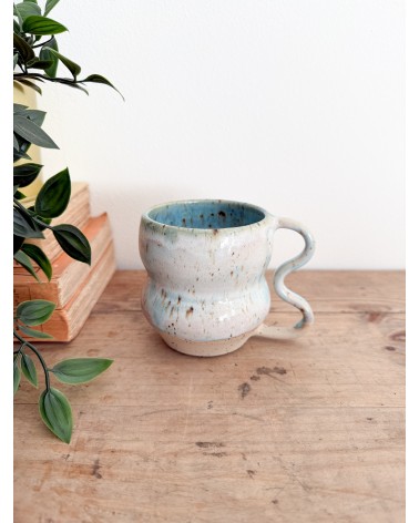 Mug pièce unique artisanal en céramique fait main