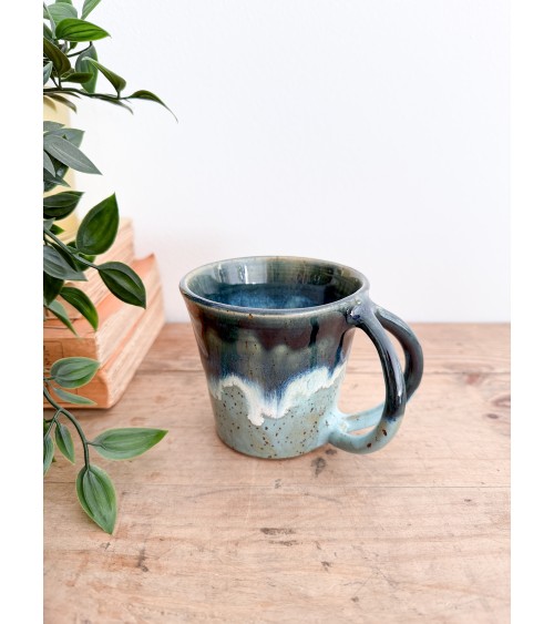 Mug pièce unique artisanal en céramique fait main