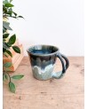 Handmade artisanal ceramic mug one of a kind