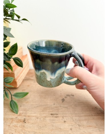 Mug pièce unique artisanal en céramique fait main