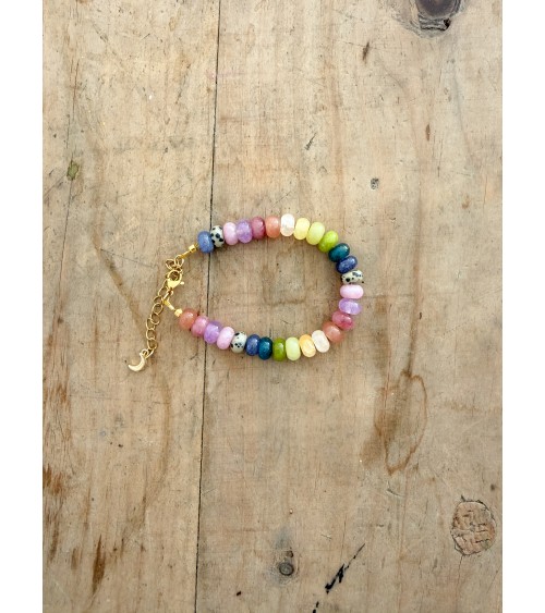 Collier bohème en pierres naturelles et perles