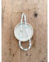 Collier bohème en pierres naturelles et perles