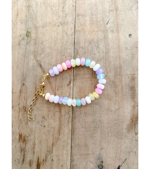 Collier bohème en pierres naturelles et perles