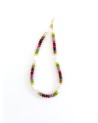 Handmade beaded natural stone necklace