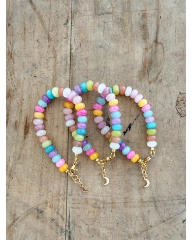 Collier bohème en pierres naturelles et perles