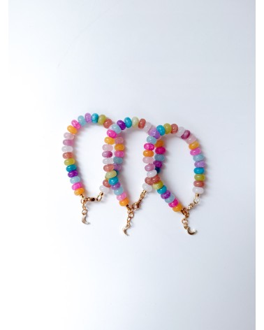 Collier bohème en pierres naturelles et perles