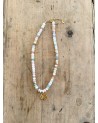 Collier bohème en pierres naturelles et perles