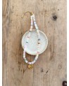 Handmade beaded natural stone necklace