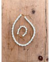 Handmade beaded natural stone necklace